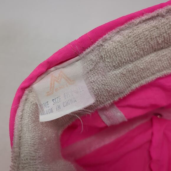 Mohr's Strapback 5 Panel Cap Pink One Size Adjustable Embroidered Rope - Picture 9 of 9